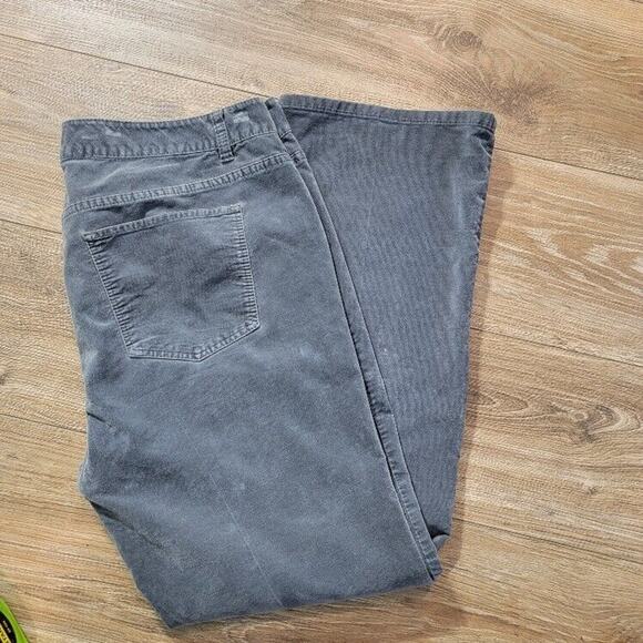 Talbots Pants Trousers Women's Faux Suede Sz 16W Stretch Gray - Picture 13 of 15